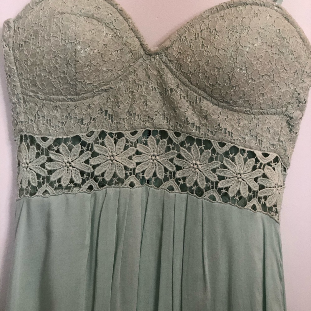 High Low Tiffany Blue Dress